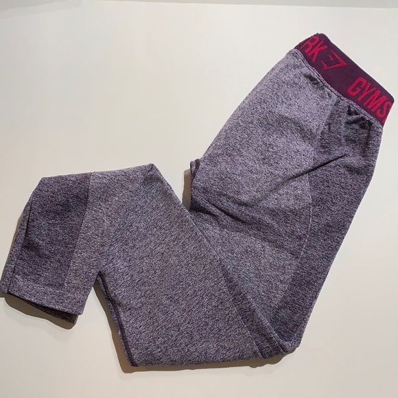Gymshark Flex Seamless Workout Leggings Heathered Purple SzM